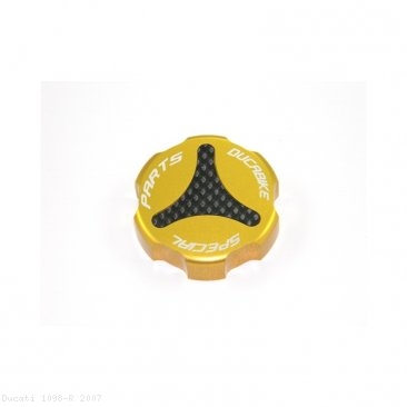 Carbon Inlay Rear Brake Fluid Tank Cap by Ducabike Ducati / 1098 R / 2007