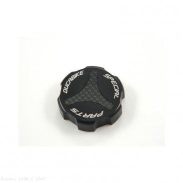 Carbon Inlay Rear Brake Fluid Tank Cap by Ducabike Ducati / 1098 S / 2007