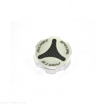 Carbon Inlay Rear Brake Fluid Tank Cap by Ducabike Ducati / 1098 R / 2007