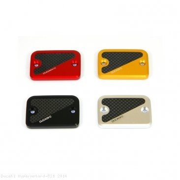 Carbon Inlay Front Brake Fluid Tank Cap by Ducabike Ducati / Hypermotard 821 / 2014