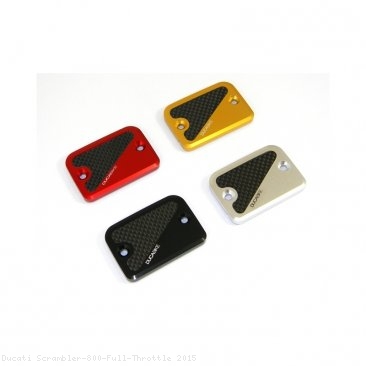 Carbon Inlay Front Brake Fluid Tank Cap by Ducabike Ducati / Scrambler 800 Full Throttle / 2015