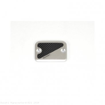 Carbon Inlay Front Brake Fluid Tank Cap by Ducabike Ducati / Hypermotard 821 / 2014