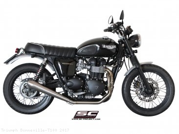 Conic Full System Exhaust by SC-Project Triumph / Bonneville T100 / 2017