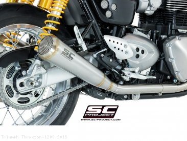 Conic "70s Style" Exhaust by SC-Project Triumph / Thruxton 1200 / 2018