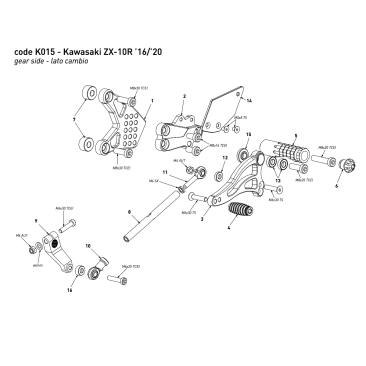 Adjustable Rearsets by Bonamici