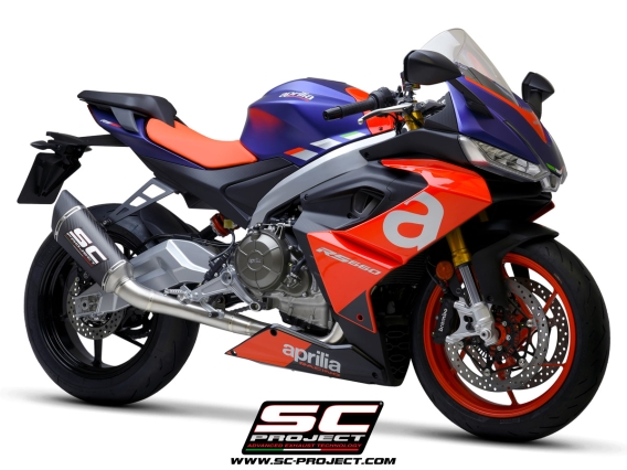 Aprilia RS660 (2020+) SC1-R Full System Exhaust by SC-Project (A23-PTC90T)