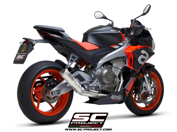 Aprilia RS660 Tuono 660 CR-T Full System Exhaust by SC-Project A23-PTC36T  A23-PTC36C