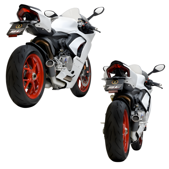 ducati panigale v2 streetfighter CR-T Slip-on Exhaust by SC-Project D35-LT69CR