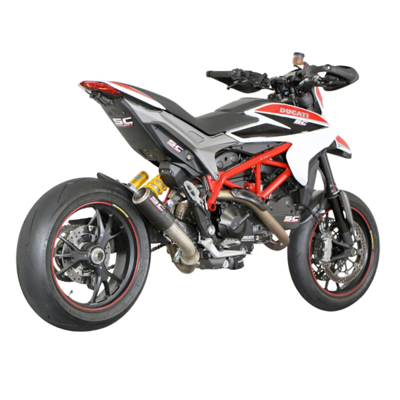 Ducati Hypermotard 821 939 CR-T Slip-On Exhaust by SC-Project D10-L38C