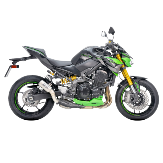 Kawasaki Z900 CR-T Slip-on Exhaust with Titanium Mesh Outlet by SC-Project