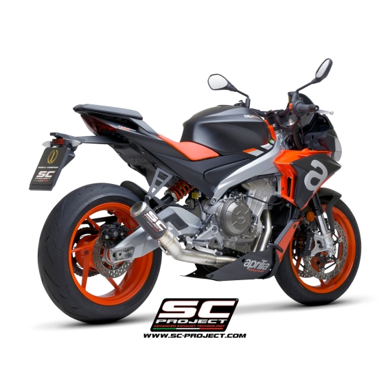 Aprilia RS660 Tuono 660 CR-T Full System Exhaust by SC-Project A23-PTC36T  A23-PTC36C