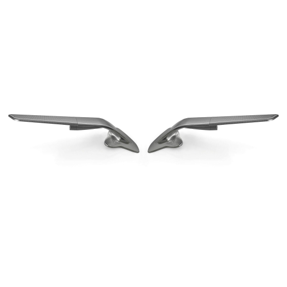 "STEALTH" Sport Mount Style Winglet Mirror Set by Rizoma yamaha r6 r1 r7 r9