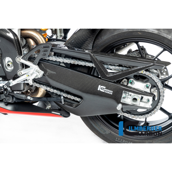 Carbon Fiber Swingarm Cover by Ilmberger Carbon aprilia rsv4 tuono