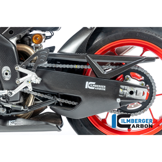 Carbon Fiber Swingarm Cover by Ilmberger Carbon aprilia rsv4 tuono
