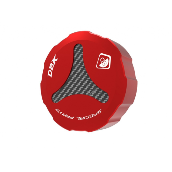 Carbon Inlay Brake Fluid Tank Cap by DBK Special Parts