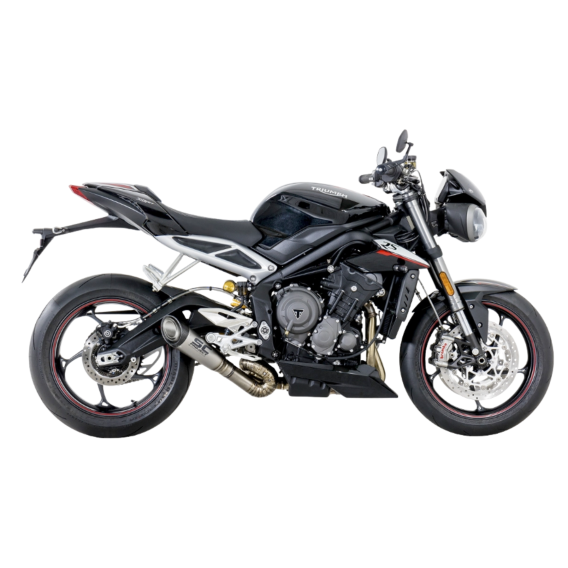 Triumph Street Triple RS/R/S/RX 765 S1 Slip-On Exhaust by SC-Project