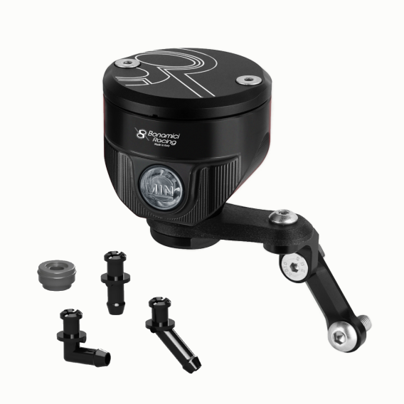 Billet Aluminum Front Brake Fluid Tank by Bonamici