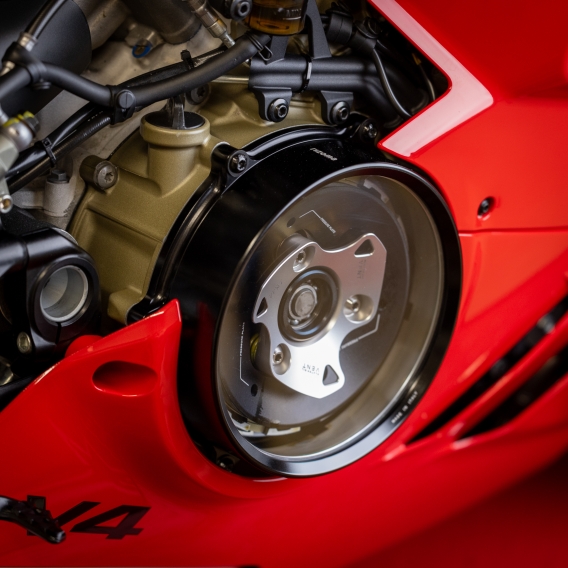 Ducati Panigale V4 / Streetfighter V4 Clear Clutch Cover by Rizoma ZDM181R