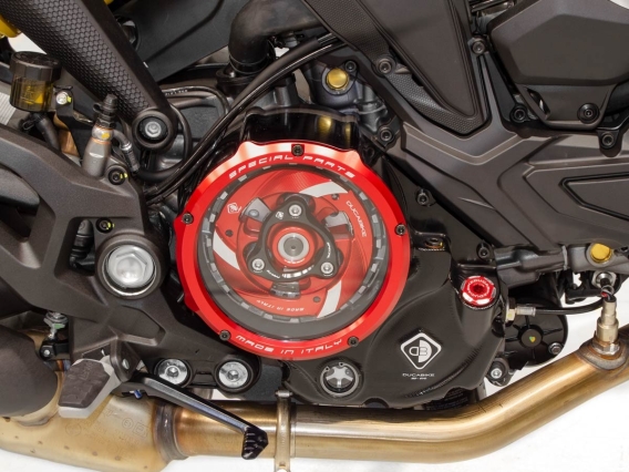 Clear Clutch Cover Oil Bath by DBK Special Parts