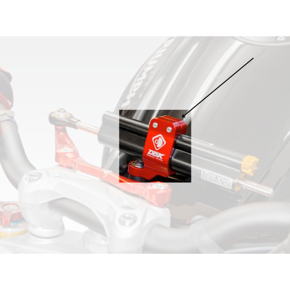 Ohlins Steering Damper Collar by DBK Special Parts