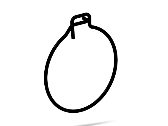 Rear Axle Nut Locking Pin Ring by DBK Special Parts