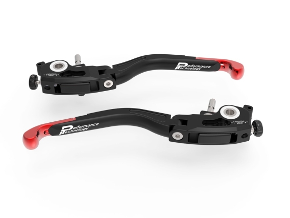 Adjustable Folding Brake and Clutch Lever Set by Ducabike