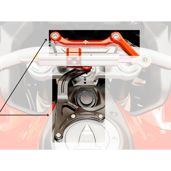 Ohlins Steering Damper Mount Kit by DBK Special Parts