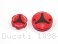 Carbon Inlay Front Brake and Clutch Fluid Tank Cap Set by Ducabike Ducati / 1098 S / 2008