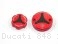 Carbon Inlay Front Brake and Clutch Fluid Tank Cap Set by Ducabike Ducati / 848 / 2009