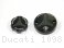 Carbon Inlay Front Brake and Clutch Fluid Tank Cap Set by Ducabike Ducati / 1098 / 2007