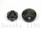 Carbon Inlay Front Brake and Clutch Fluid Tank Cap Set by Ducabike Ducati / 1198 / 2012