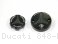 Carbon Inlay Front Brake and Clutch Fluid Tank Cap Set by Ducabike Ducati / 848 EVO / 2012