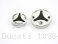 Carbon Inlay Front Brake and Clutch Fluid Tank Cap Set by Ducabike Ducati / 1098 R / 2007