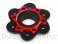 6 Hole Rear Sprocket Carrier Flange Cover by Ducabike Ducati / Monster 1200 / 2014