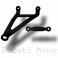 Exhaust Hanger Bracket with Passenger Peg Blockoff by Evotech Performance Ducati / Monster 1200R / 2021