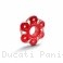 6 Hole Bi-color Rear Sprocket Carrier Flange Cover by Ducabike Ducati / Panigale V4 Speciale / 2018