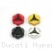 Carbon Inlay Rear Brake Fluid Tank Cap by Ducabike Ducati / Hypermotard 1100 / 2008