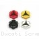 Carbon Inlay Rear Brake Fluid Tank Cap by Ducabike Ducati / Scrambler 800 Classic / 2018