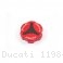 Carbon Inlay Rear Brake Fluid Tank Cap by Ducabike Ducati / 1198 S / 2013