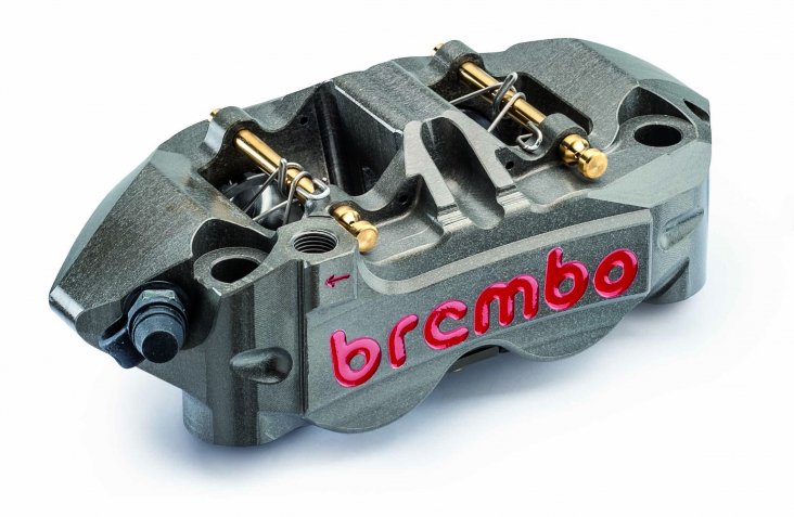 108mm Monobloc Race Caliper (4 Pad 2 Pin) RIGHT by Brembo