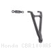 Exhaust Hanger Bracket with Passenger Peg Block Off by Evotech Performance Honda / CBR1000RR-R SP / 2022