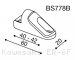 Rizoma Mirror Adapter BS778B Kawasaki / ER-6F / 2016