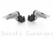 Eccentric Adjustable Footpeg Adapters by Rizoma Ducati / Supersport / 2021
