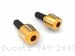 Billet Aluminum Bar Ends by Ducabike Ducati / 749 / 2007