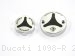 Carbon Inlay Front Brake and Clutch Fluid Tank Cap Set by Ducabike Ducati / 1098 R / 2008