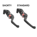 Standard Length Folding Brake And Clutch Lever Set by Evotech