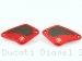 Brake and Clutch Fluid Tank Reservoir Caps by Ducabike Ducati / Diavel / 2010