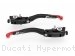 Adjustable Folding Brake and Clutch Lever Set by Ducabike Ducati / Hypermotard 1100 / 2007