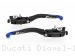 Adjustable Folding Brake and Clutch Lever Set by Ducabike Ducati / Diavel 1260 S / 2022