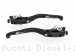 Adjustable Folding Brake and Clutch Lever Set by Ducabike Ducati / Diavel 1260 S / 2019